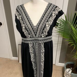 Black and white dress